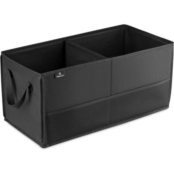 Handy Laundry Fold Away Car Trunk Organizer, Black, 22" x 10" x 11", Non-slip - Picture 2 of 7